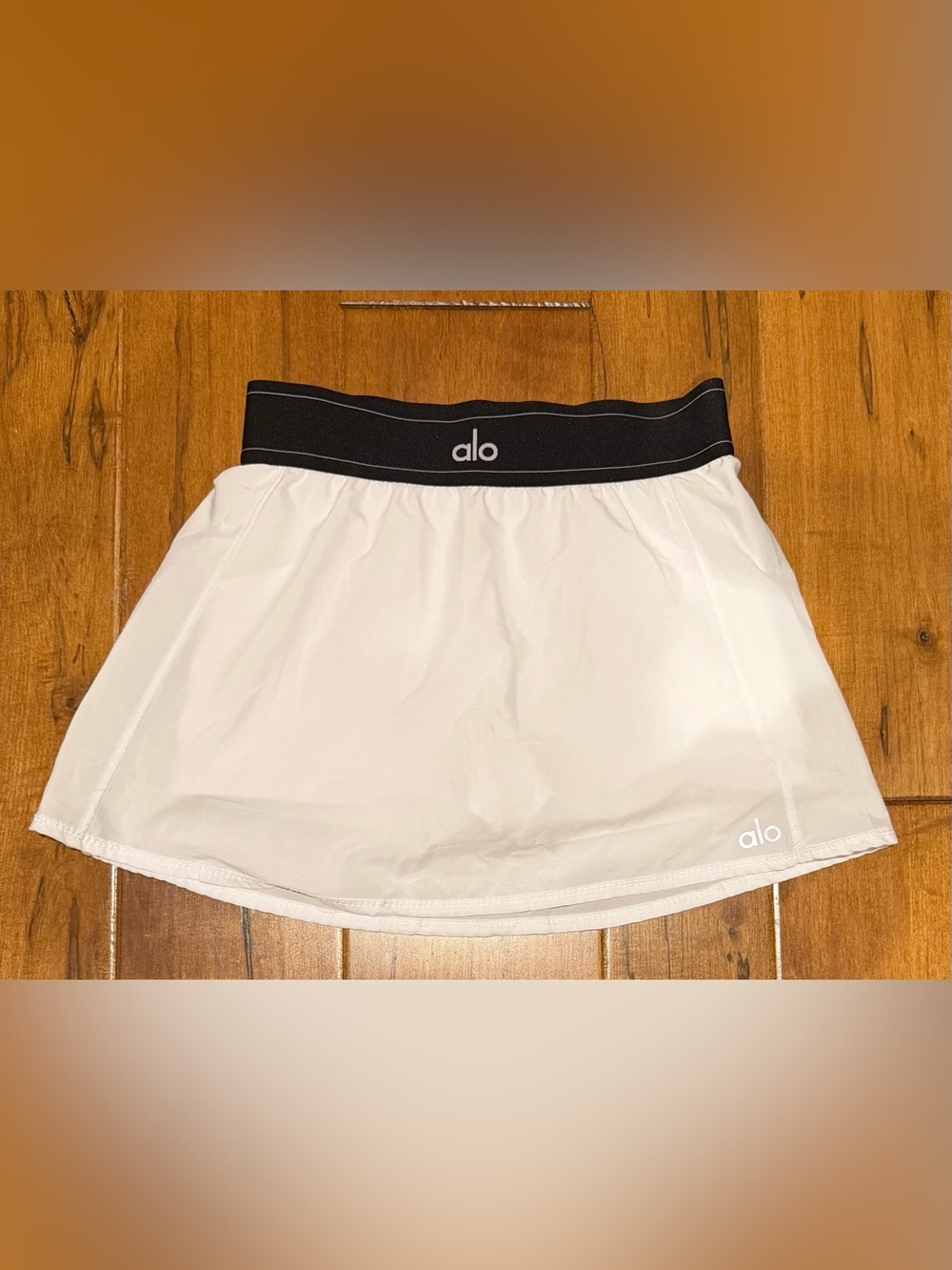 Alo White Athletic Skirt